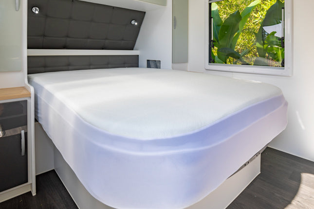 Waterproof Caravan Mattress Protector QUEEN LONG