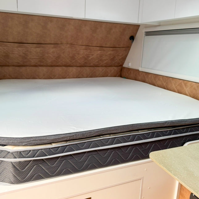 Wanderluxe™ Caravan Mattress Topper KING LEFT-CUT CORNER